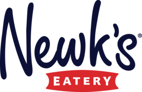 Newk's Eatery navy blue and red corporate logo